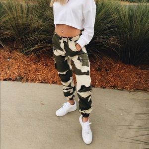 missguided camo pants